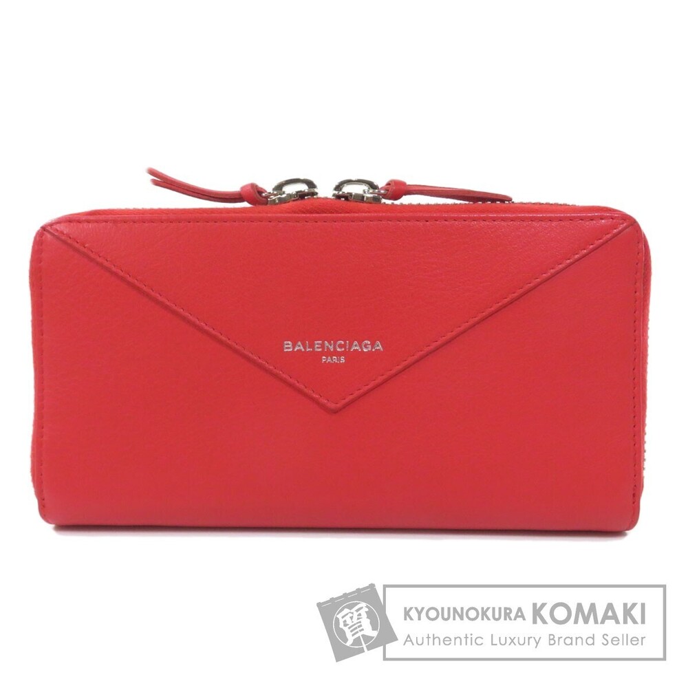 Balenciaga Paper Continental Long Wallet Calfskin